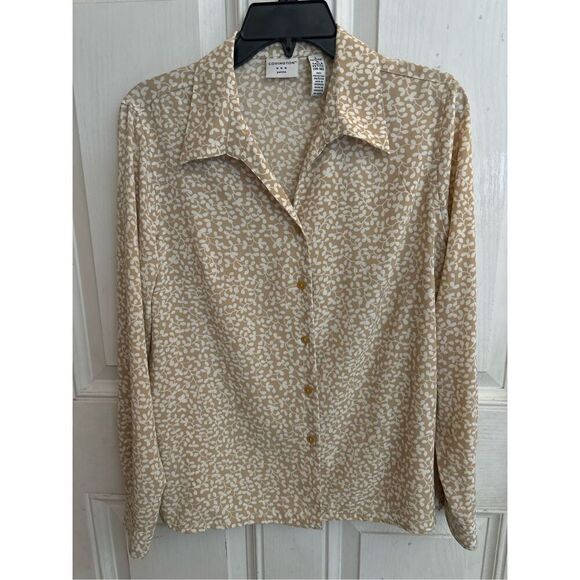 Covington Women’s button up long sleeve blouse Size Large Petite Tall - Picture 1 of 4